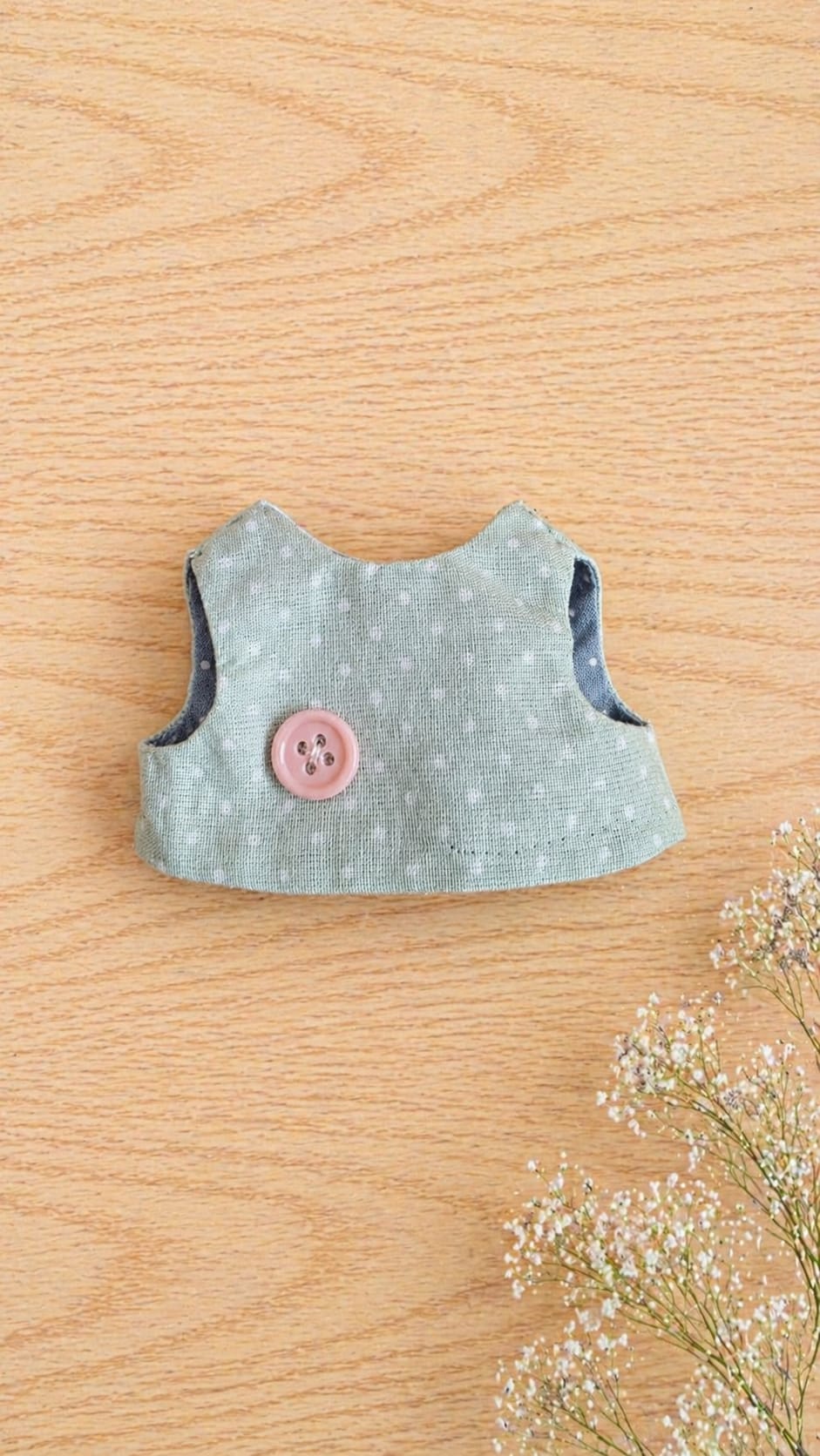 camiseta reversible para muñecas Fiori